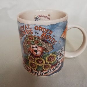 1998 The Boyds collection LTD Coffee Mug "Sunny Days Sun Flowers"